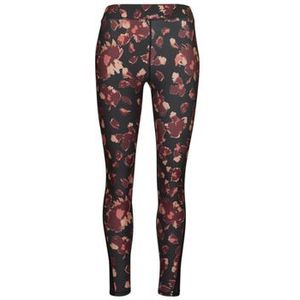 ONLY PLAY sportlegging ONPFLORA zwart/donkerrood