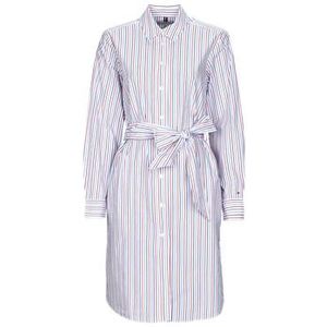 Tommy Hilfiger  ORG CO GBL STP KNEE SHIRT DRESS  Jurken dames Wit