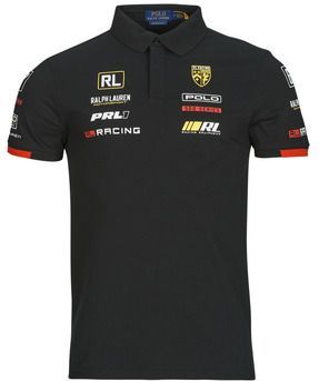 Polo Ralph Lauren - Stretch Piqué Polo - Zwart - Custom Slim Fit