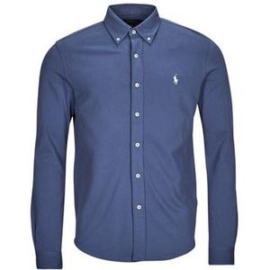 Polo Ralph Lauren  CHEMISE AJUSTEE COL BOUTONNE EN POLO FEATHERWEIGHT  overhemden  heren Blauw