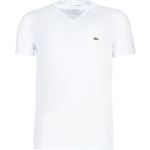 T-Shirt Lacoste Men TH6710 V-Neck White