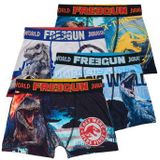 FREEGUN ondergoed (5 stuks) jongens, rood/paars/wit/zwart/turquoise, 10-12 Jaren