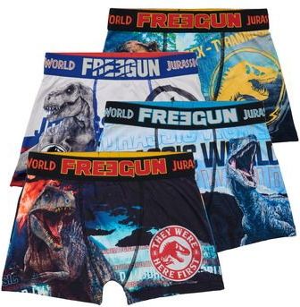 FREEGUN ondergoed (5 stuks) jongens, rood/paars/wit/zwart/turquoise, 10-12 Jaren