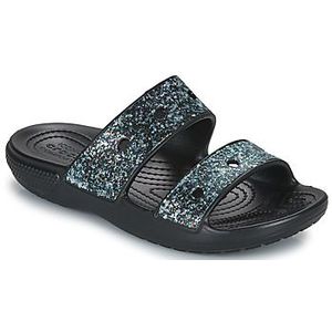 Crocs - Classic Crocs Glitter Sandal K - Sandalen - Zwart