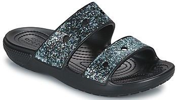 Crocs - Classic Crocs Glitter Sandal K - Sandalen - Zwart