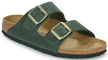 Birkenstock - Arizona BS - Sandalen - Groen - Leer - Verstelbare Banden