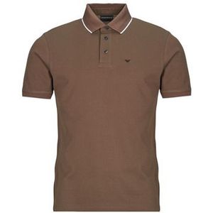 Emporio Armani - POLO SHIRT EM000858 - Polo T-Shirt - Bruin - Korte Mouw