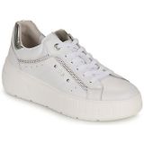 Sneakers - Effen - Glad Leer - Metallic Look - Middelhoge Hak