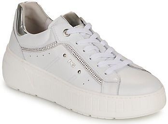 Sneakers - Effen - Glad Leer - Metallic Look - Middelhoge Hak
