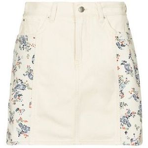 Pepe jeans  MINI SKIRT HW PAISLEY  Rokken  dames Beige