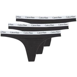 Calvin Klein Jeans  CAROUSEL THONG X 3  Strings dames Zwart