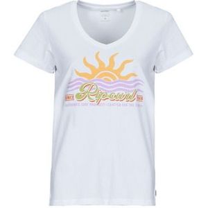 Rip Curl - Cala - T-shirt - Katoen - V-hals - Korte Mouwen