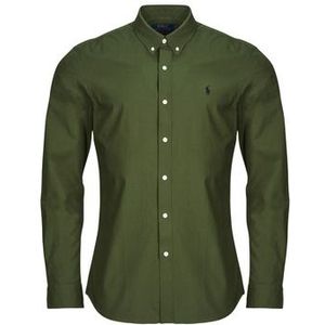 POLO RALPH LAUREN - Slim Fit - Overhemd - Militair Groen - Stretchpopeline