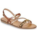 LES TROPEZIENNES PAR M. BELARBI BATRESSE - Stadssandalen - Luipaard Multi - Leer