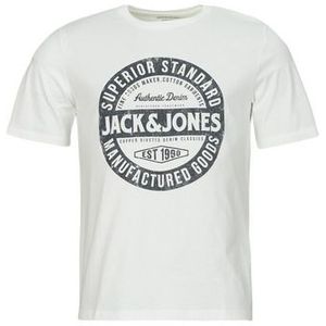 Jack &amp; Jones  JJEJEANS TEE SS O-NECK  23/24  Shirts  heren Wit