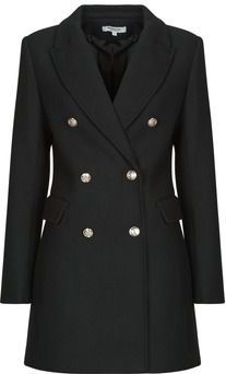 MORGAN - Halflange Jas - Zwart - Polyester