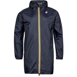 K-WAY - Le Vrai 3.0 Eiffel - Lang Windjack - Blauw - 100% Polyamide