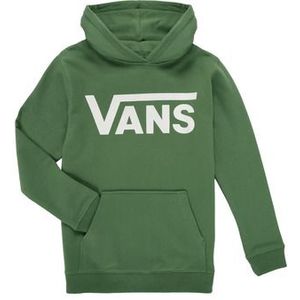 VANS - Hoodie - Groen - Molton - Met Kap - Ronde Hals - Lange Mouwen