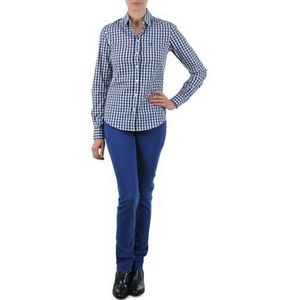 Gant  N.Y. KATE COLORFUL TWILL PANT  Broeken  dames Blauw