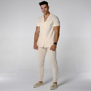 THEAD.  THOMAS SHIRT  overhemden  heren Beige