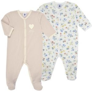 Petit Bateau  MAHA X2  Pyjama's / nachthemden kind Roze