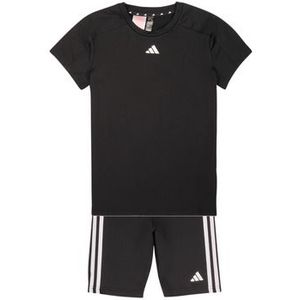 adidas - JG TR-ES 3S TSE - Trainingspak - Zwart