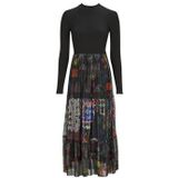 Jurkje - Meerkleurige Print - Gevoerde Rok - Gerecycled Polyester