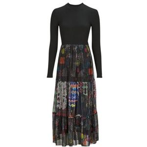 Midi-jurk - Veelkleurige Print - Gerecycled Polyester - Slim Fit