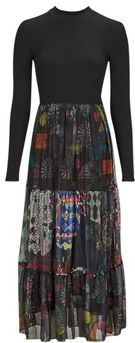 Jurkje - Meerkleurige Print - Gevoerde Rok - Gerecycled Polyester