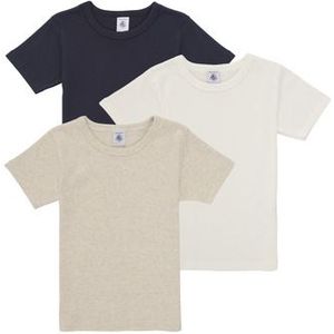 Petit Bateau - T-shirt - Multicolour - 3 Stuks - Meisjes