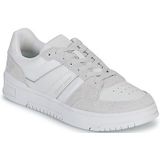 Sneakers - Color-Blocking - Leer en Suède - Profielzolen - Snoersluiting