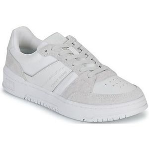 Sneakers - Color-Blocking - Leer en Suède - Profielzolen - Snoersluiting