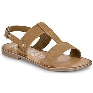 KICKERS - Dines - Sandalen - Kastanje - Leer
