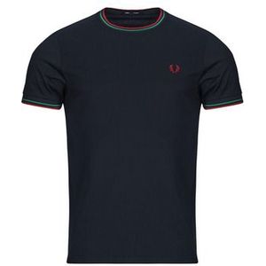 Fred Perry  TWIN TIPPED T-SHIRT  Shirts  heren Marine