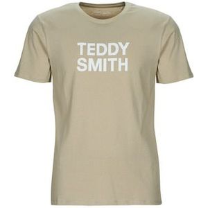 Teddy Smith  TICLASS BASIC MC  Shirts  heren Beige