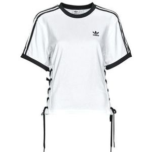adidas  LACED TEE  Shirts  dames Wit