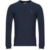 Timberland - Dunstan River - T-shirt - Marineblauw - Lange Mouwen - Casual - Katoen