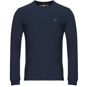 Timberland - Dunstan River - T-shirt - Marineblauw - Lange Mouwen - Casual - Katoen