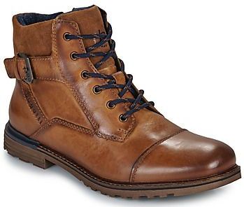 bugatti - 321-A0U3W - Kuitlaarzen - Cognac - Heren - Koude Voering