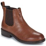 Geox - Catria - Dameslaarzen - Bruin - Hielhoogte 4 cm