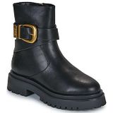 STEVE MADDEN - Lexs - Laarzen - Zwart - Leer - Middelhoge Hak