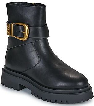 STEVE MADDEN - Lexs - Laarzen - Zwart - Leer - Middelhoge Hak