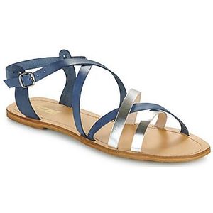 So Size  IDITRON  sandalen  dames Blauw