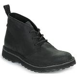 Clarks - Solsbury DB - Enkellaarsjes - Zwart - Leer