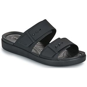 Crocs - Brooklyn Buckle - Slippers - Zwart - LiteRide™-schuimtechnologie