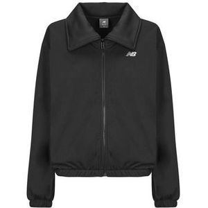 New Balance - Functionele Fleece Jas - Zwart/Wit - Losse Pasvorm