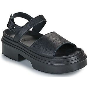 Sandalen - Zwart - Leer - Laag