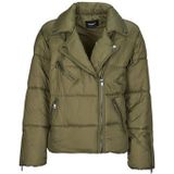 ONLVANILLA - Puffer Biker Jacket - Bodywarmer - Zwart - Polyester