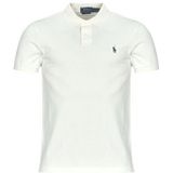 Shirt - Effen - Katoen - Slanke Pasvorm - Kwartmouw - Polokraag