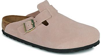 Suède klompen Birkenstock Boston